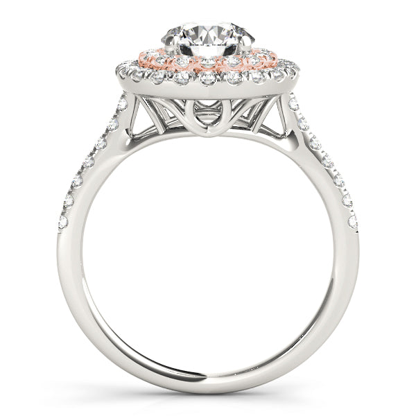 Round Halo Diamond Engagement Ring · 1.67 ct tw