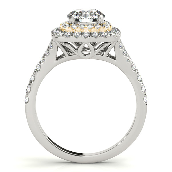Round Halo Diamond Engagement Ring · 1.77 ct tw