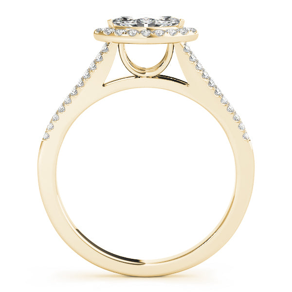 Marquise Halo Diamond Engagement Ring · 1.34 ct tw