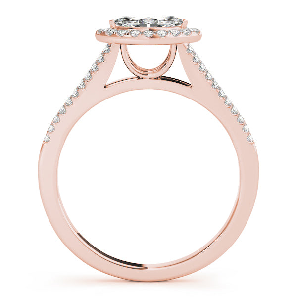 Marquise Halo Diamond Engagement Ring · 1.34 ct tw
