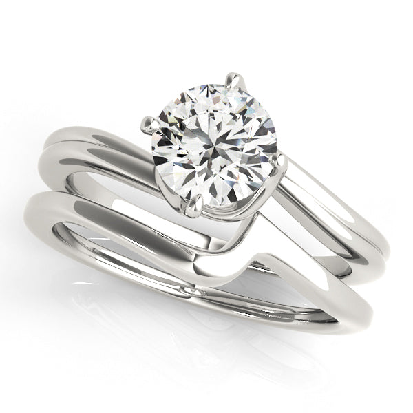 Round Diamond Solitaire Engagement Ring · 0.50 ct tw