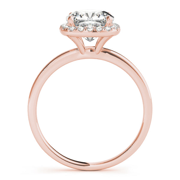 Cushion Halo Square Diamond Engagement Ring · 2.12 ct tw