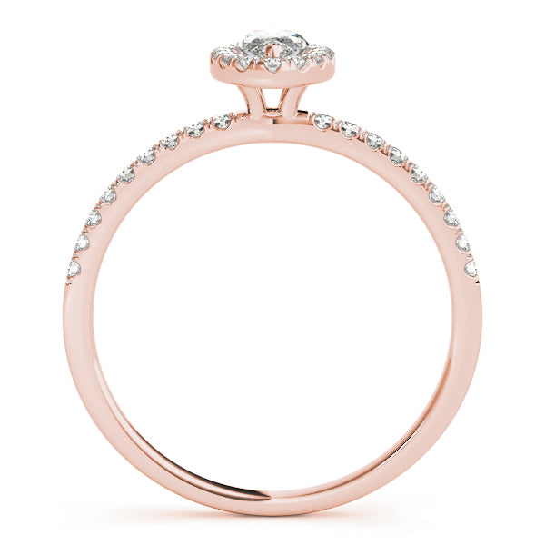 Marquise Halo Diamond Engagement Ring · 1.23 ct tw
