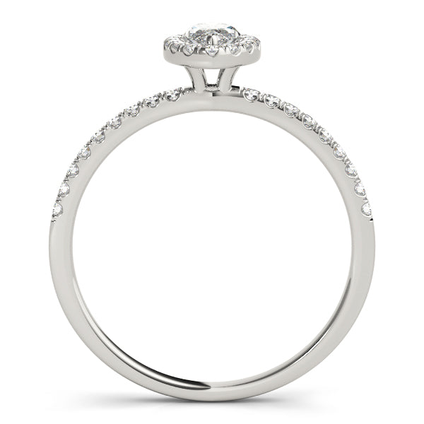 Marquise Halo Diamond Engagement Ring · 0.59 ct tw