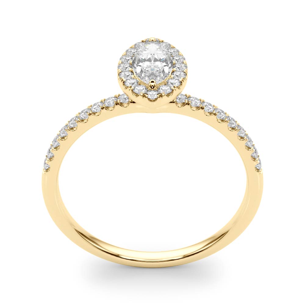 Marquise Halo Diamond Engagement Ring · 1.23 ct tw