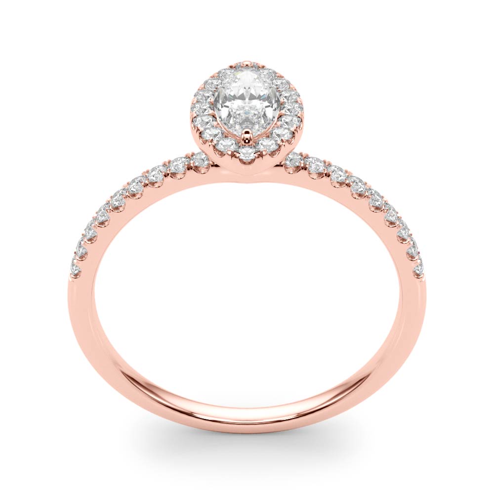 Marquise Halo Diamond Engagement Ring · 1.23 ct tw
