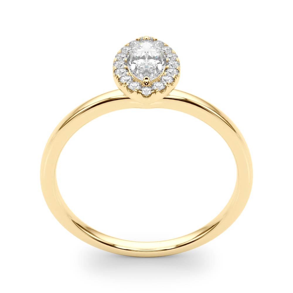Marquise Halo Diamond Engagement Ring · 0.50 ct tw