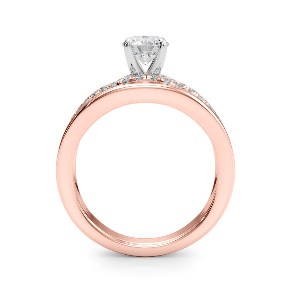 Multi-Row Diamond Engagement Ring · 0.24 ct tw
