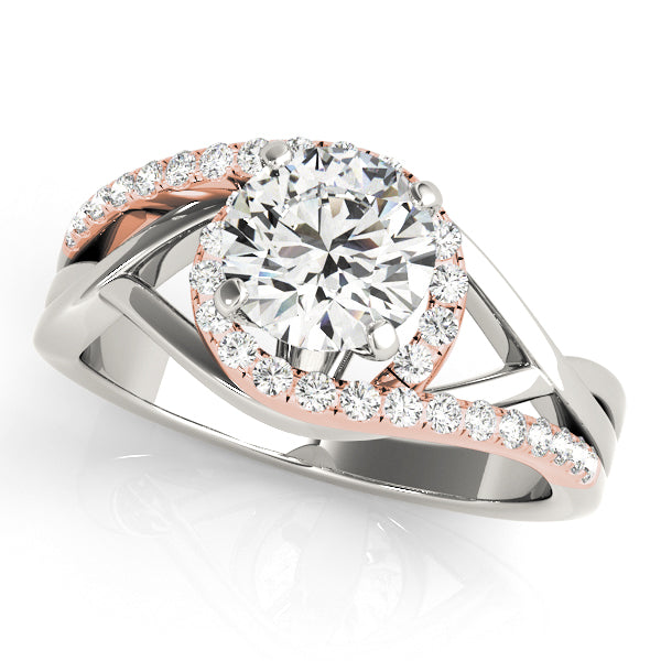 Bypass Diamond Engagement Ring · 0.24 ct tw
