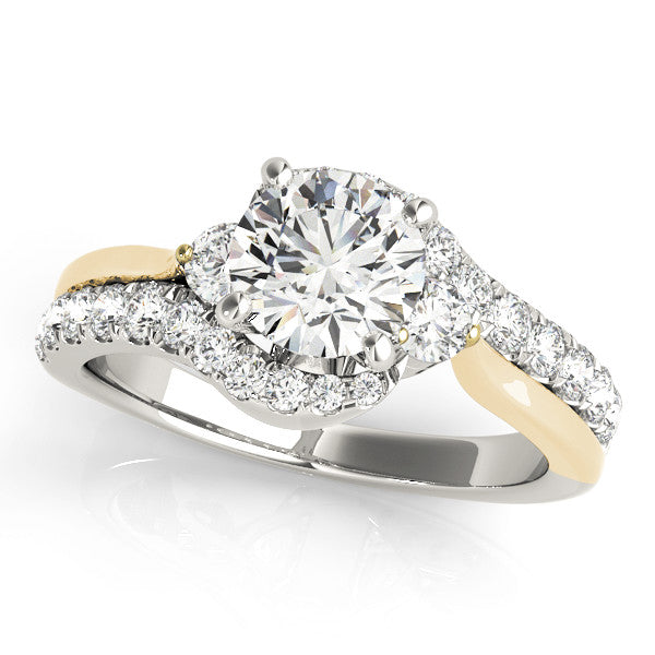 Bypass Diamond Engagement Ring · 0.52 ct tw