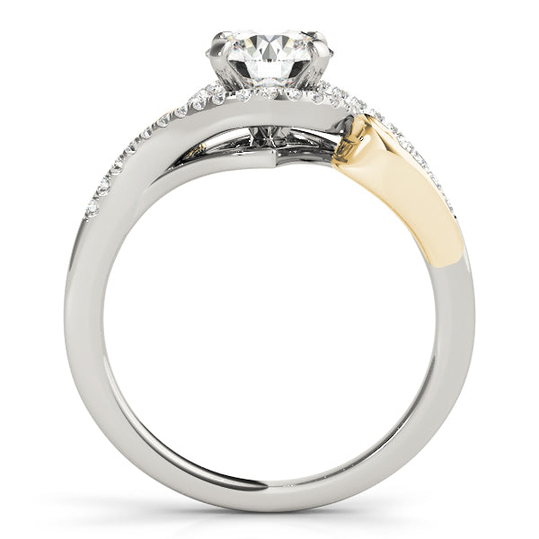 Round Halo Diamond Engagement Ring · 0.20 ct tw