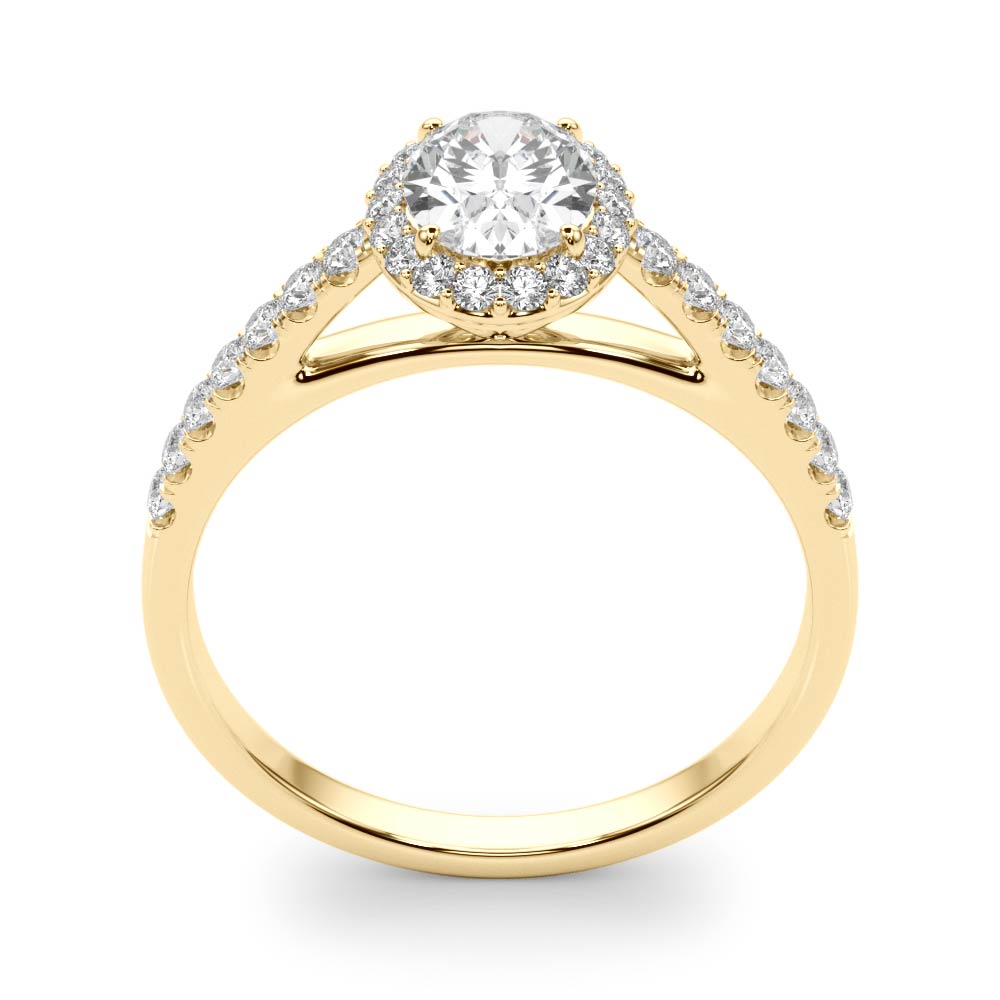 Oval Halo Diamond Engagement Ring · 2.25 ct tw