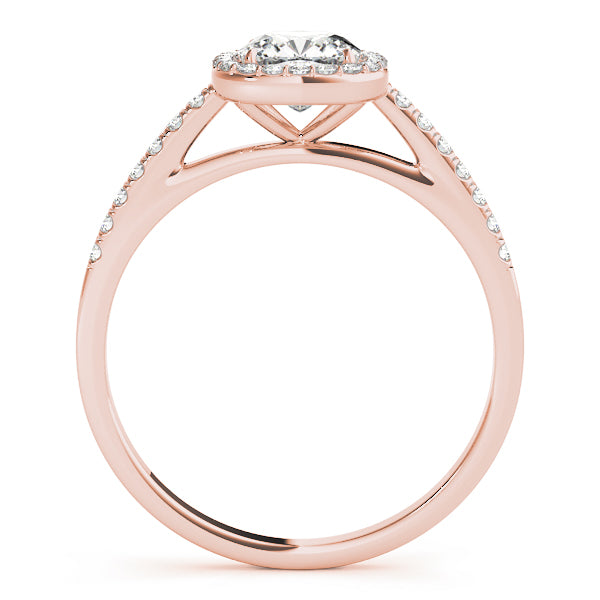 Cushion Halo Square Diamond Engagement Ring · 0.28 ct tw