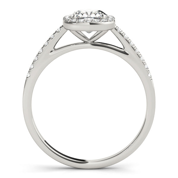 Cushion Halo Square Diamond Engagement Ring · 0.28 ct tw