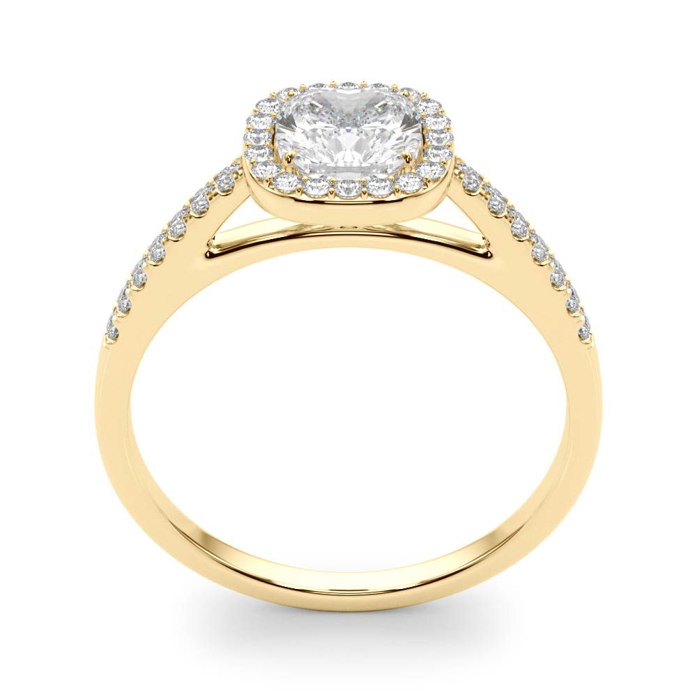 Cushion Halo Square Diamond Engagement Ring · 2.25 ct tw