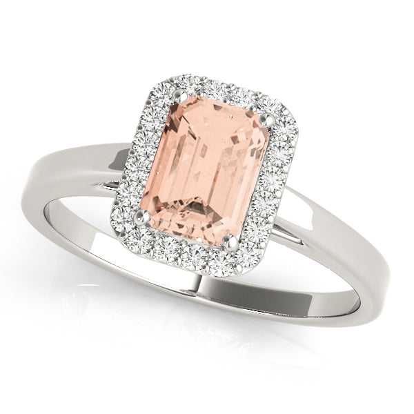 Emerald Halo Diamond Engagement Ring · 2.21 ct tw