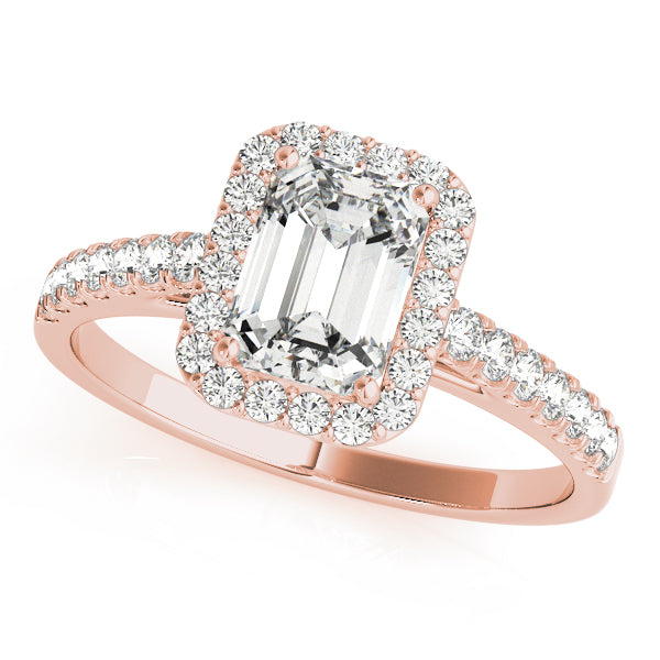 Emerald Halo Diamond Engagement Ring · 2.31 ct tw