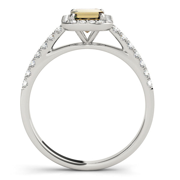Emerald Halo Diamond Engagement Ring · 2.31 ct tw