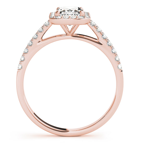 Emerald Halo Diamond Engagement Ring · 2.31 ct tw