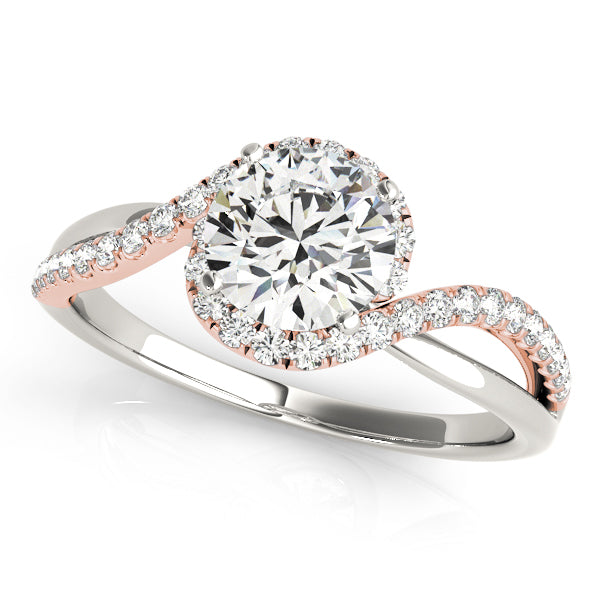 Bypass Diamond Engagement Ring · 0.18 ct tw