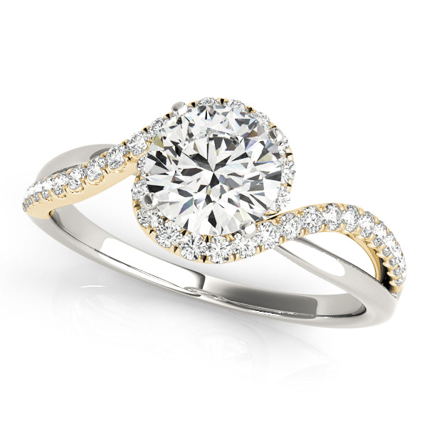 Bypass Diamond Engagement Ring · 0.18 ct tw