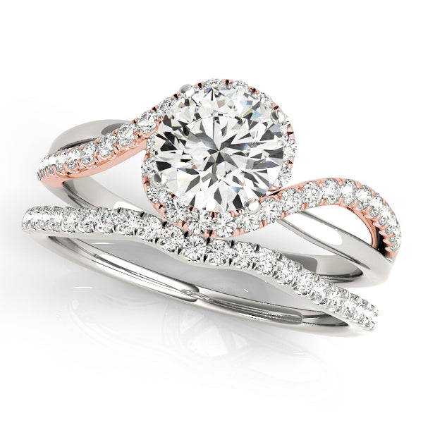 Bypass Diamond Engagement Ring · 0.18 ct tw