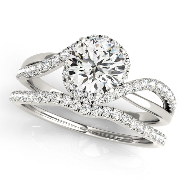 Bypass Diamond Engagement Ring · 0.18 ct tw