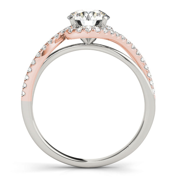 Bypass Diamond Engagement Ring · 0.18 ct tw