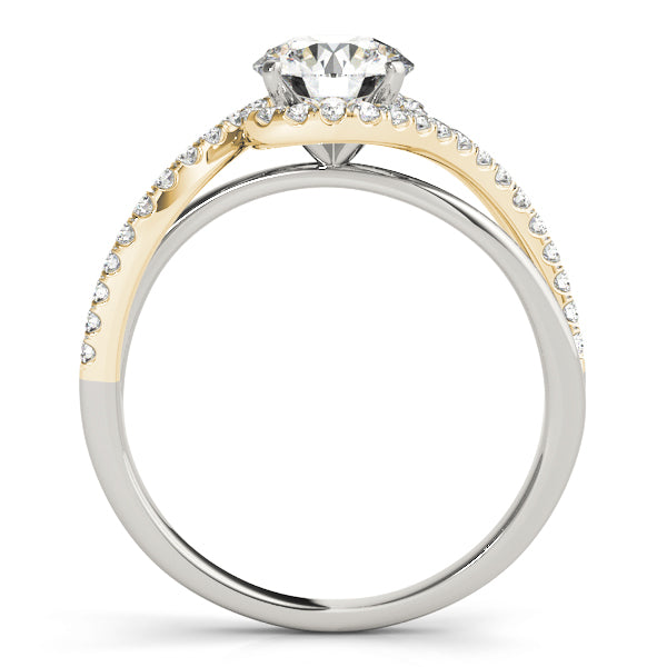 Bypass Diamond Engagement Ring · 0.18 ct tw