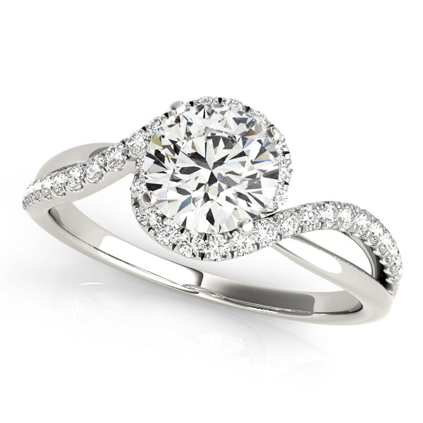 Bypass Diamond Engagement Ring · 0.18 ct tw