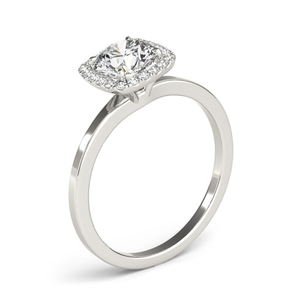 Round Halo Diamond Engagement Ring · 1.63 ct tw