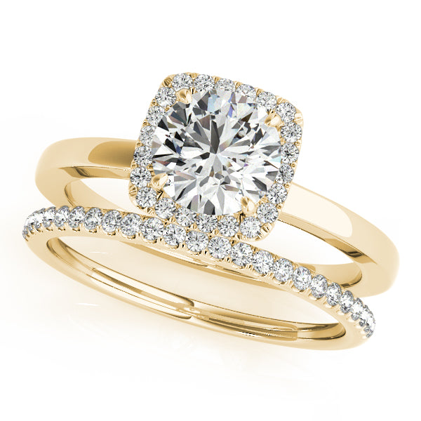 Round Halo Diamond Engagement Ring · 0.31 ct tw