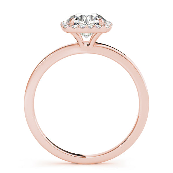 Round Halo Diamond Engagement Ring · 0.31 ct tw
