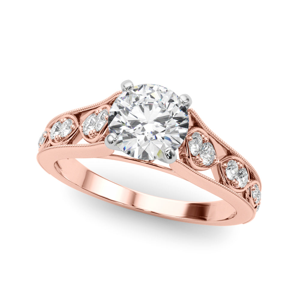 Single Row Prong Set Diamond Engagement Ring · 0.17 ct tw