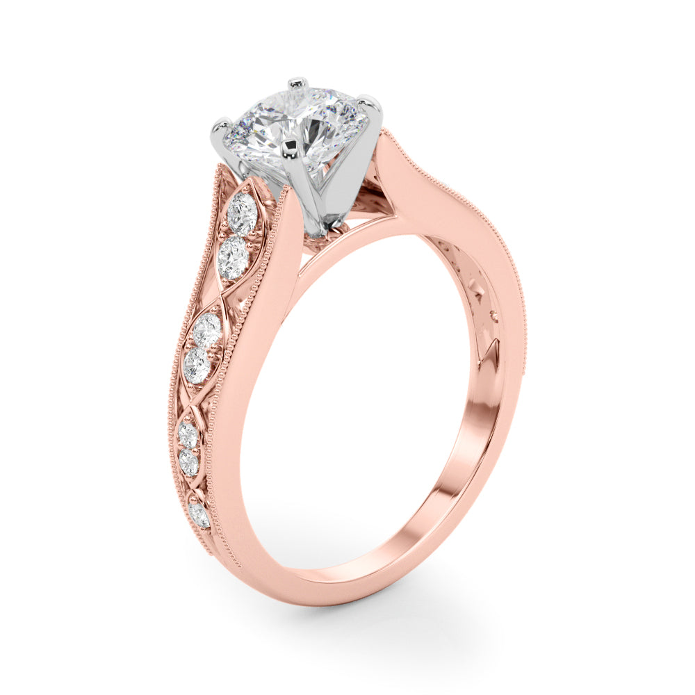Single Row Prong Set Diamond Engagement Ring · 0.17 ct tw
