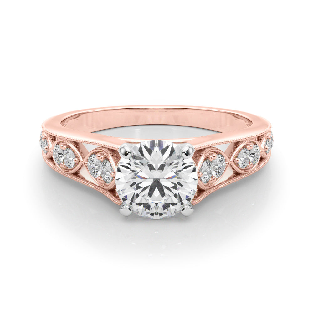 Single Row Prong Set Diamond Engagement Ring · 0.17 ct tw