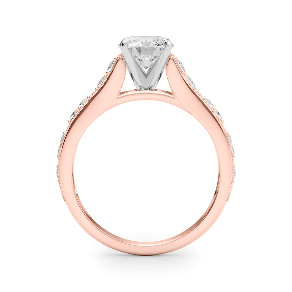 Single Row Prong Set Diamond Engagement Ring · 0.17 ct tw