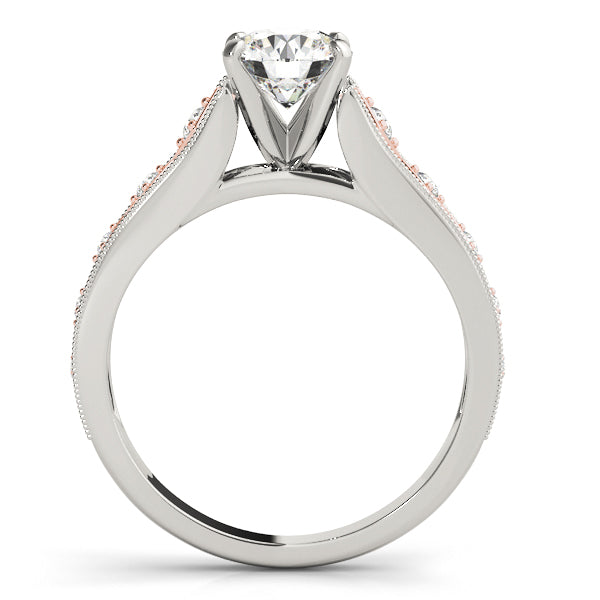 Single Row Diamond Engagement Ring · 0.13 ct tw
