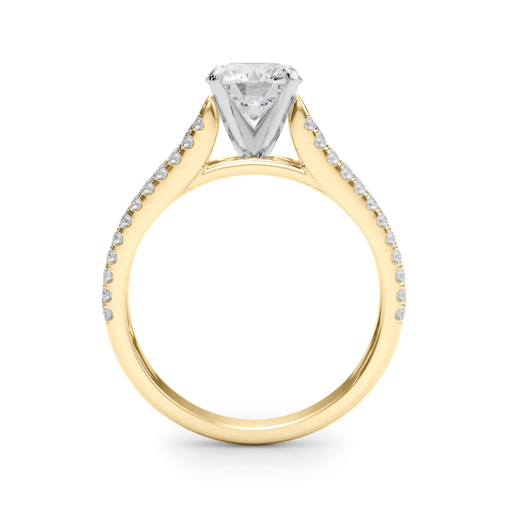 Multi-Row Diamond Engagement Ring · 0.35 ct tw