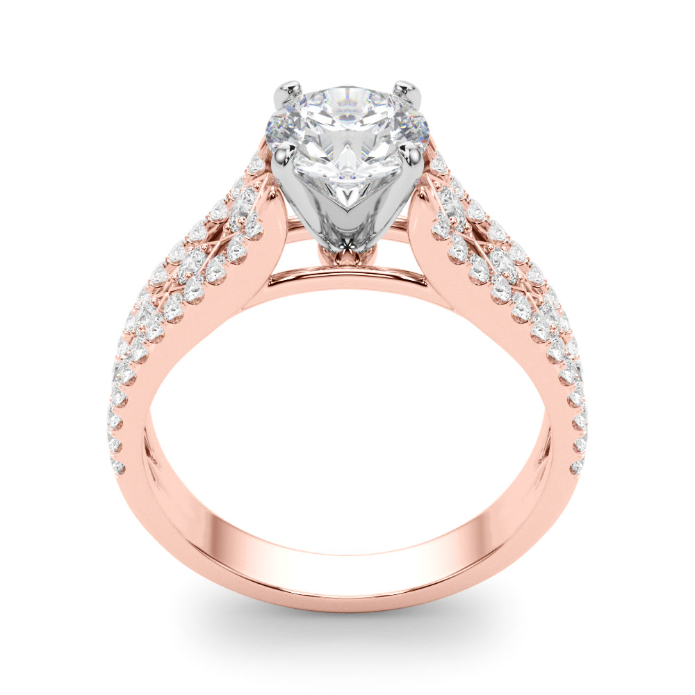 Multi-Row Diamond Engagement Ring · 0.35 ct tw