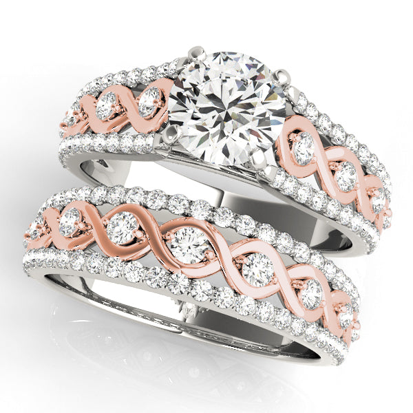 Multi-Row Diamond Engagement Ring · 0.36 ct tw