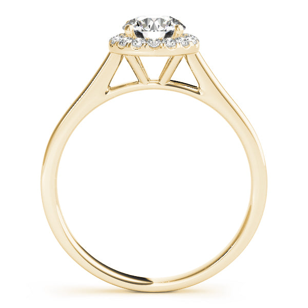Round Halo Diamond Engagement Ring · 2.12 ct tw