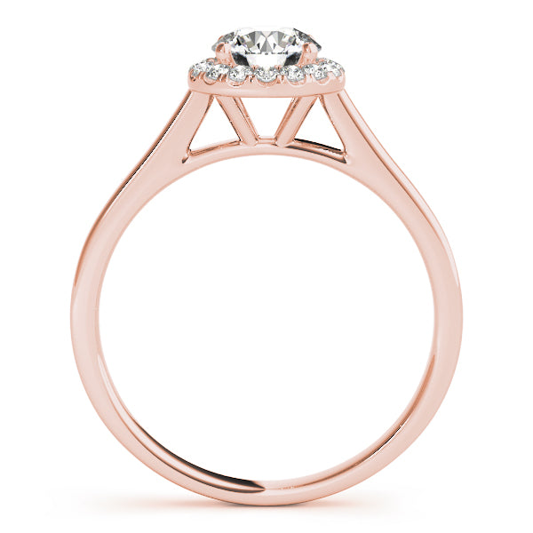 Round Halo Diamond Engagement Ring · 2.12 ct tw