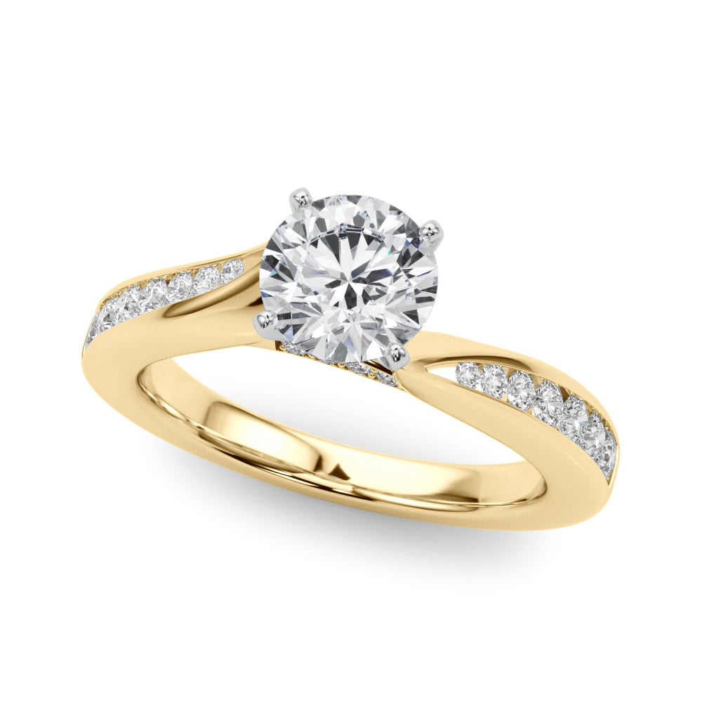 Single Row Prong Set Diamond Engagement Ring · 0.28 ct tw