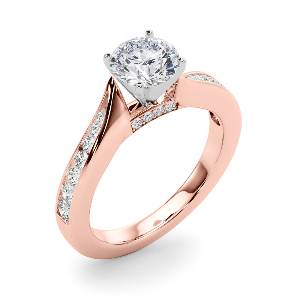Single Row Prong Set Diamond Engagement Ring · 0.28 ct tw