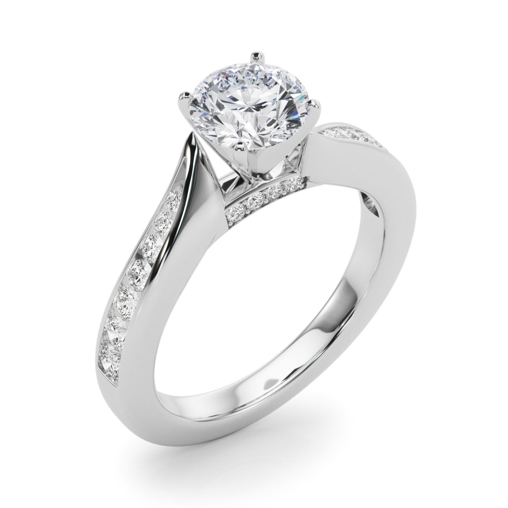 Single Row Prong Set Diamond Engagement Ring · 0.28 ct tw