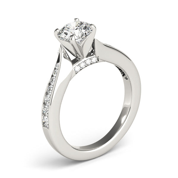 Single Row Prong Set Diamond Engagement Ring · 0.28 ct tw