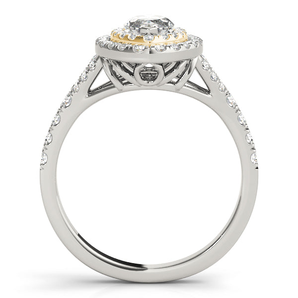 Marquise Halo Diamond Engagement Ring · 1.50 ct tw