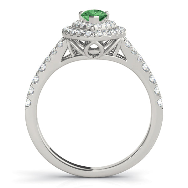 Pear Halo Diamond Engagement Ring · 1.17 ct tw