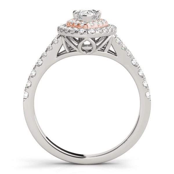 Pear Halo Diamond Engagement Ring · 1.17 ct tw